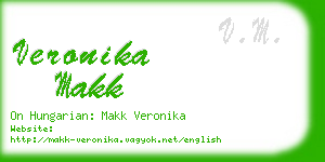 veronika makk business card